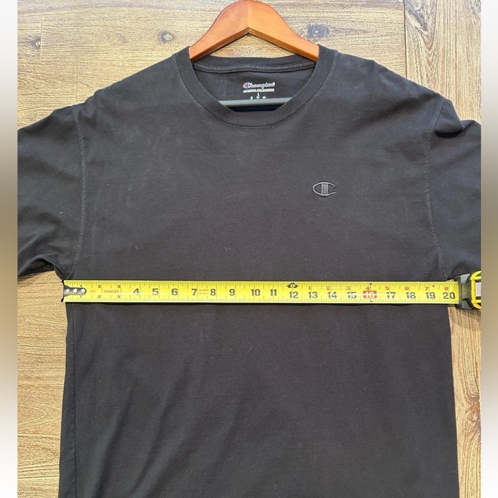 Champion Men’s Long Sleeve Authentic Shirt Size Large In Black - Picture 6 of 7
